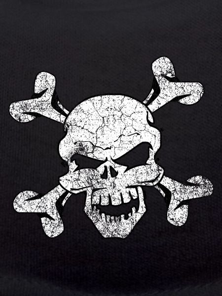 Distressed Skull And Crossbones