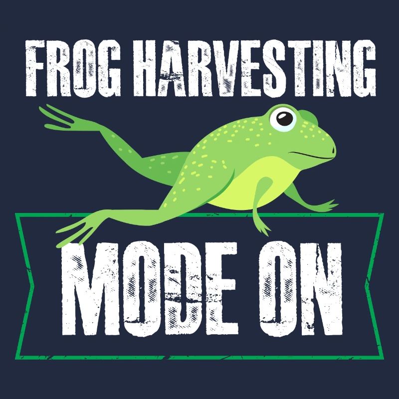 Mode de récolte de grenouilles sur Design for a frog blagues