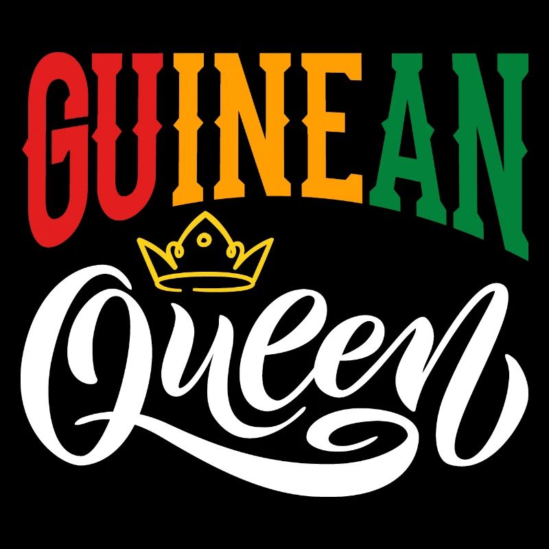 Reine de Guinée Guinée Drapeau de Guinée