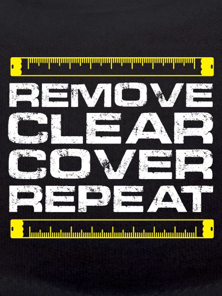 Remove Clear Cover Repeat