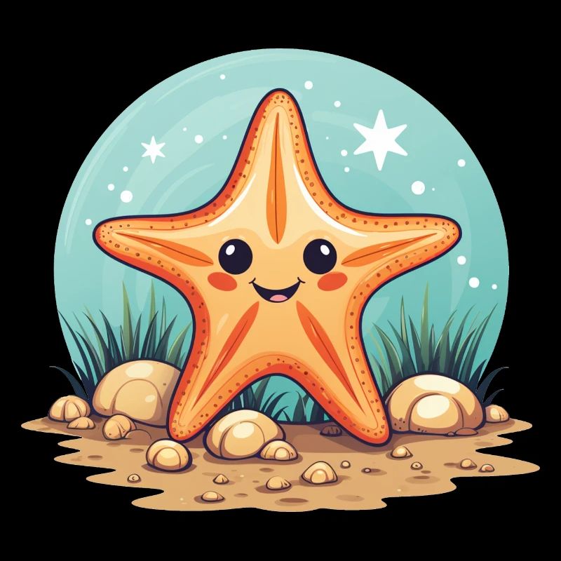 Kindergarten Seestern Sommer Urlaub Meer