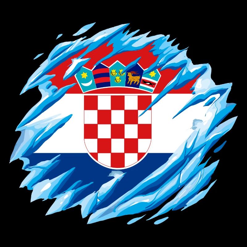 Drapeau Croatie Mer Adriatique Zagreb Drapeau croate