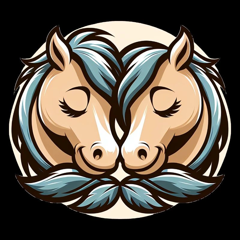 Two Horses In Love
