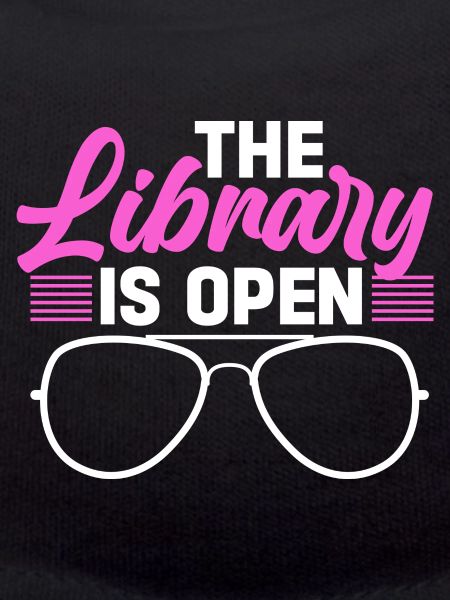 The library is open