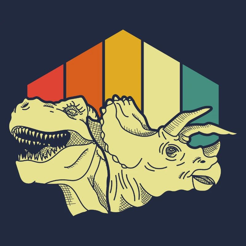 Dinosaurier Triceratops T-Rex