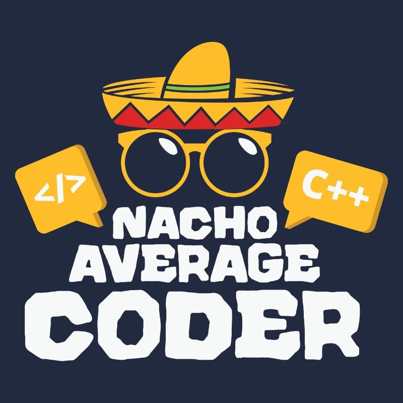 Nacho Codeur Moyen Codage Taco Programmeur Mexicain