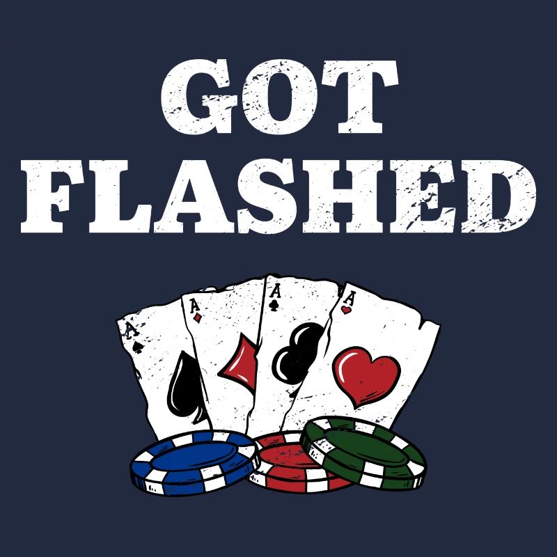 Got Flashed Card Games Casino Card Player