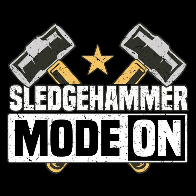 Sledgehammer Mode On Construction Side DIY House