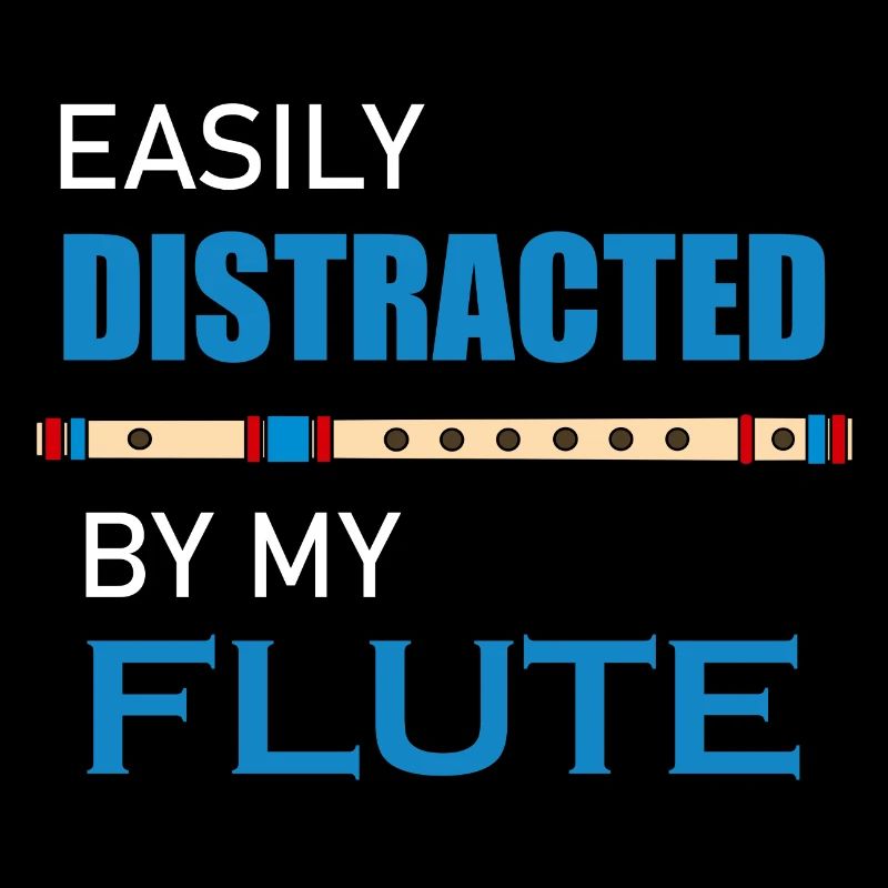 Flute Player Funny Sayig Classic Orchestra Flutist