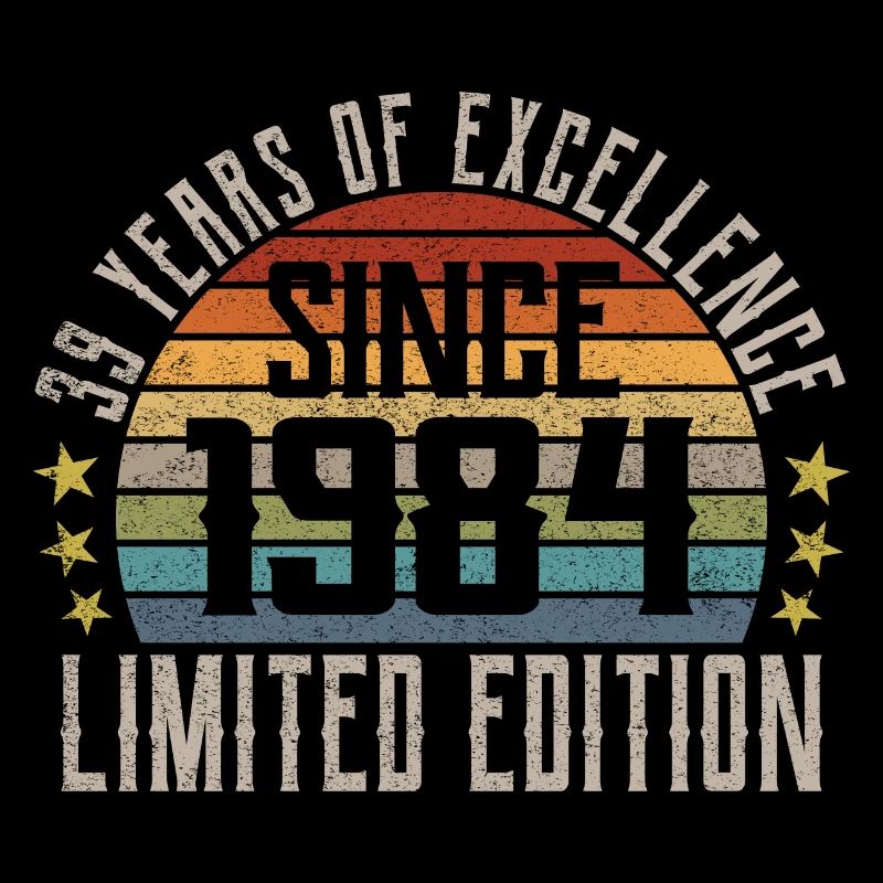 Limited Edition 1984 39th Birthday Gift
