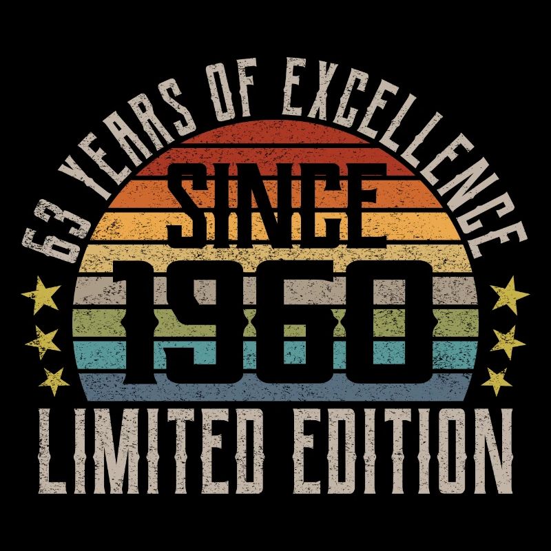 Édition limitée 1960 63e anniversaire Cadeau