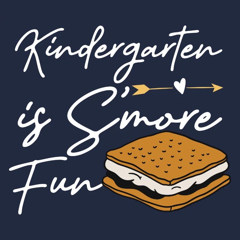 Kids Kindergarten Is Smore Fun Camping Marshmallow