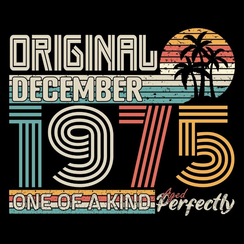 December 1975 Birthday December 1975 Gift