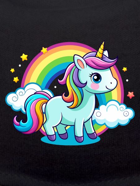 Süßes Regenbogen-Einhorn