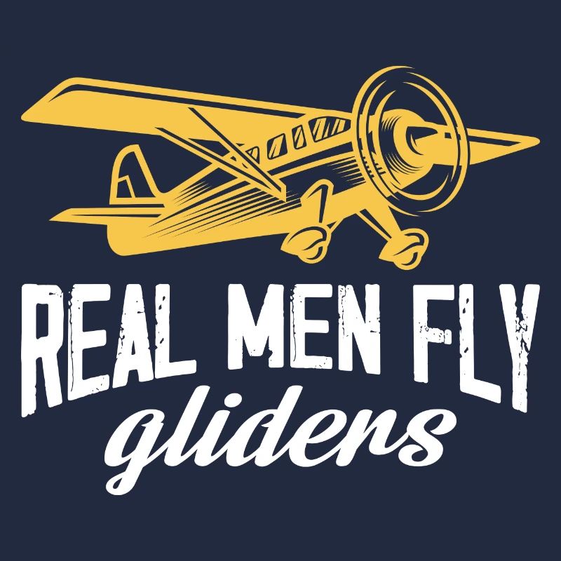 Real men fly gliders Design for a rc plane