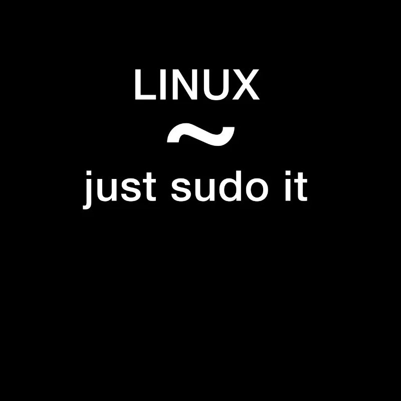 linux just sudo it Admin Programmeur pc Nerd lol
