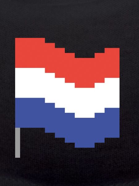 Netherlands Flag Pixel Art