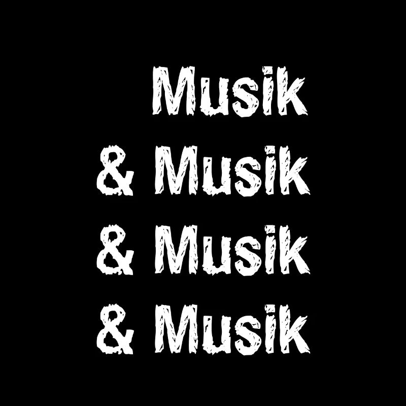 Musik & Musik & Musik... Geschenkidee - Spruch