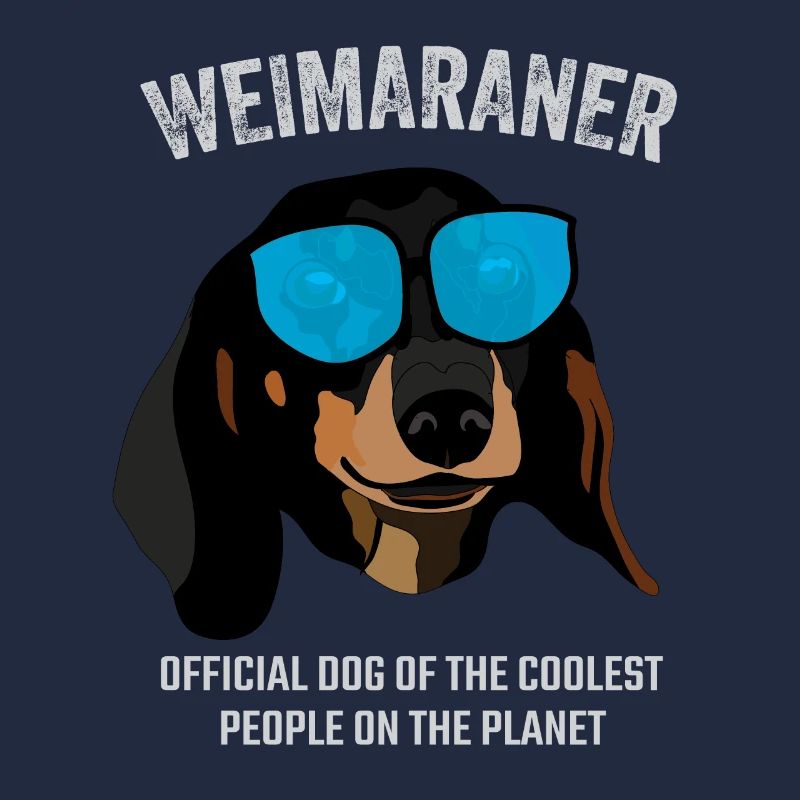 Weimaraner Chien Officiel Du Peuple Cool