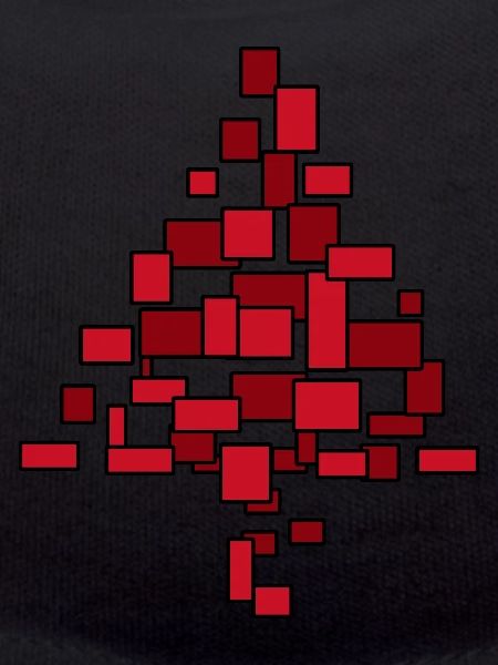 Christmas tree red
