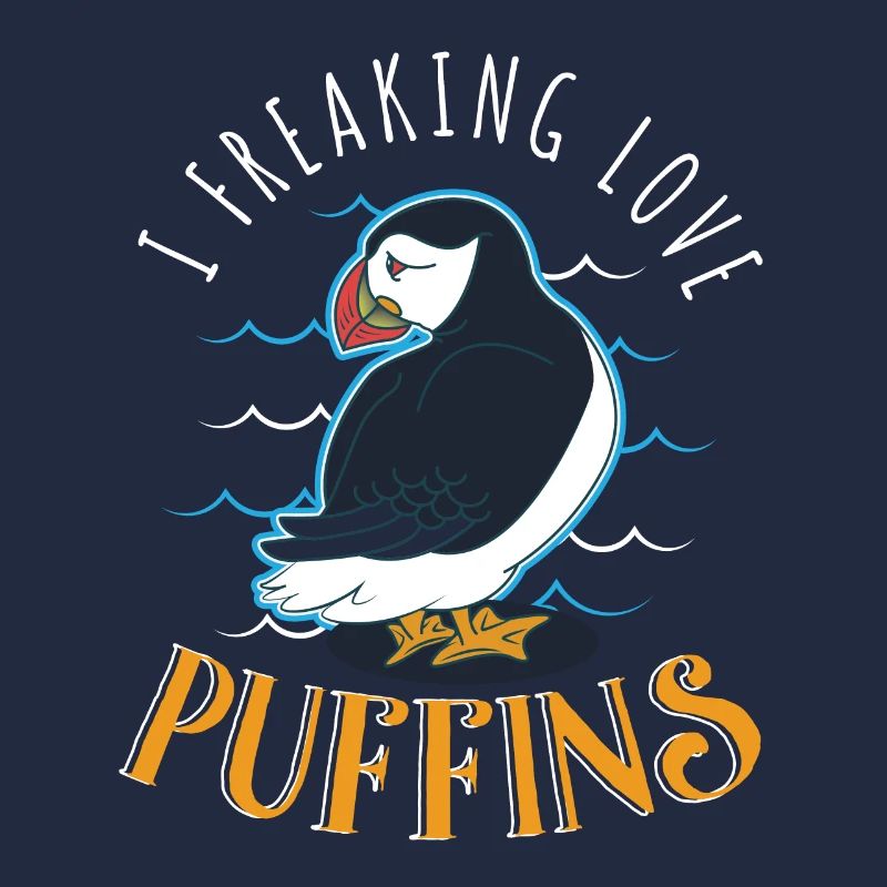 I Freaking Love Puffins