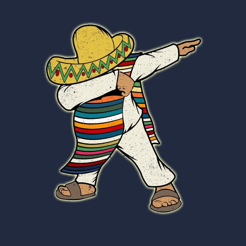 Poncho Dabbing Mexicain