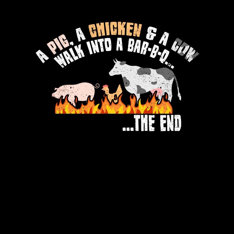 Schwein Huhn Kuh Bar B Q