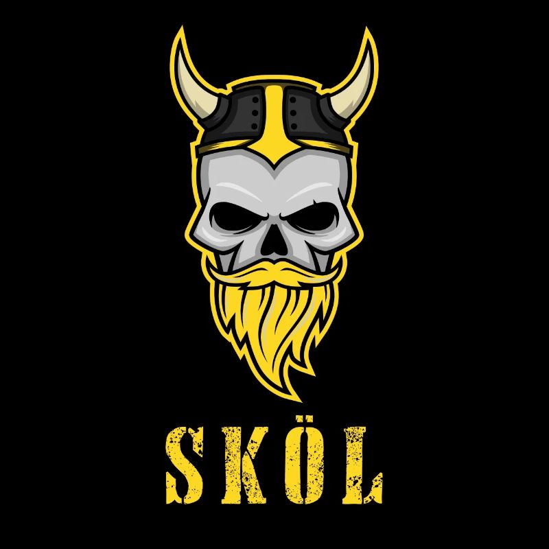 Wikinger Schädel Skol Helm