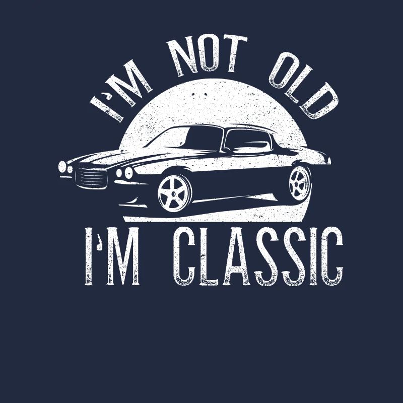 Ich bin nicht alt, ich bin Oldtimer-Sammlung