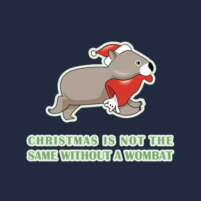 Wombat de Noël