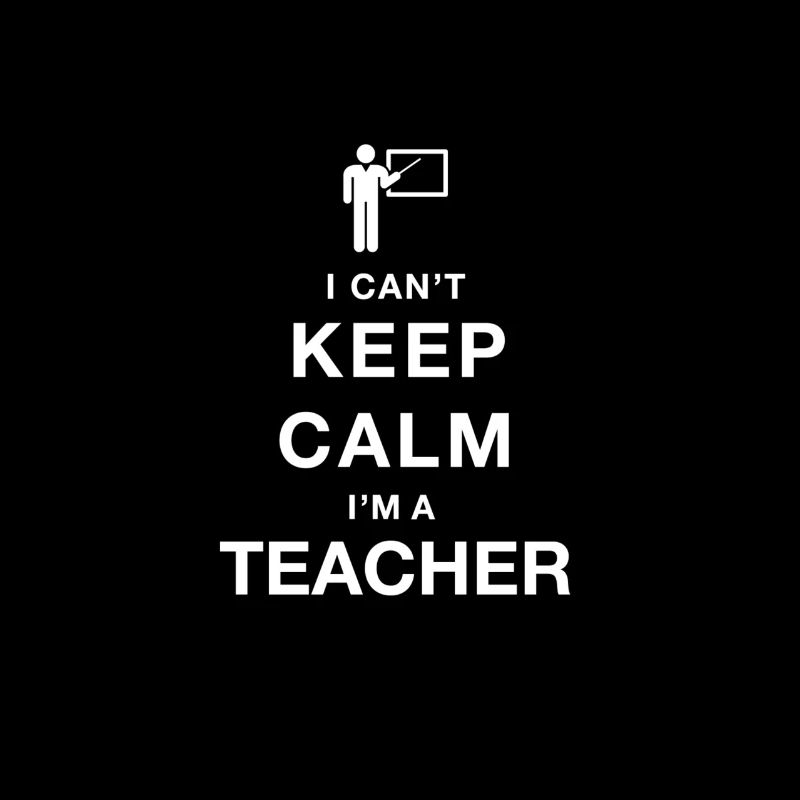 I CAN T KEEP CALM teacher - Professeur - Chemise