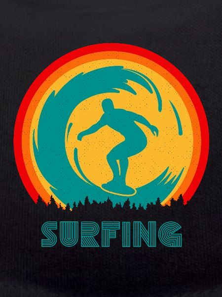 Surfen Surfer Surf retro 60er