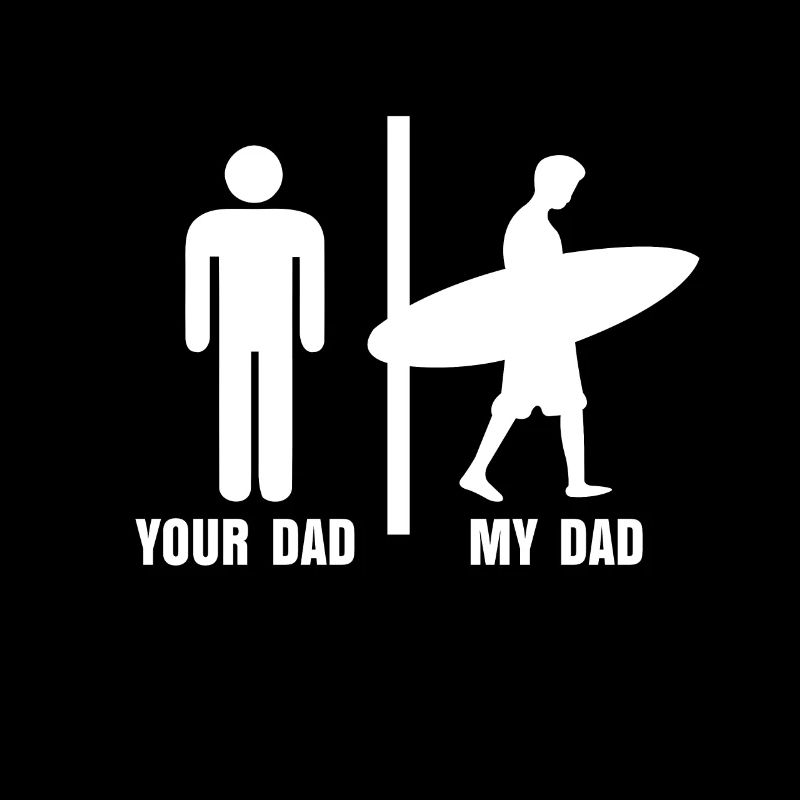 Surfer Papa Geschenk