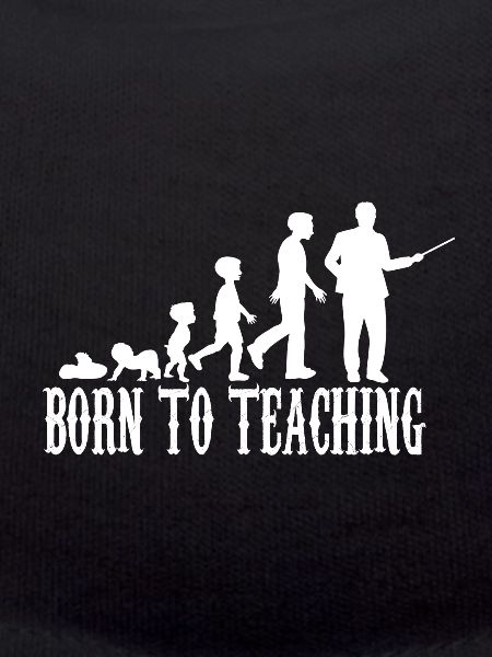 Lehrer Kind Baby Evolution Geschenk