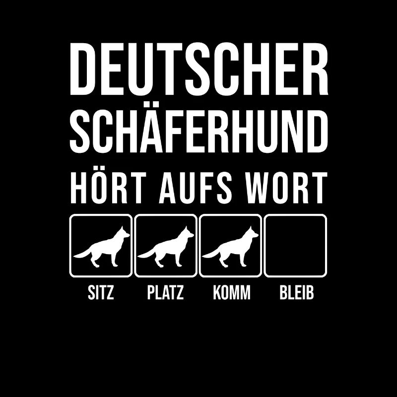 Deutscher Schäferhund - Hört aufs Wort - lustig
