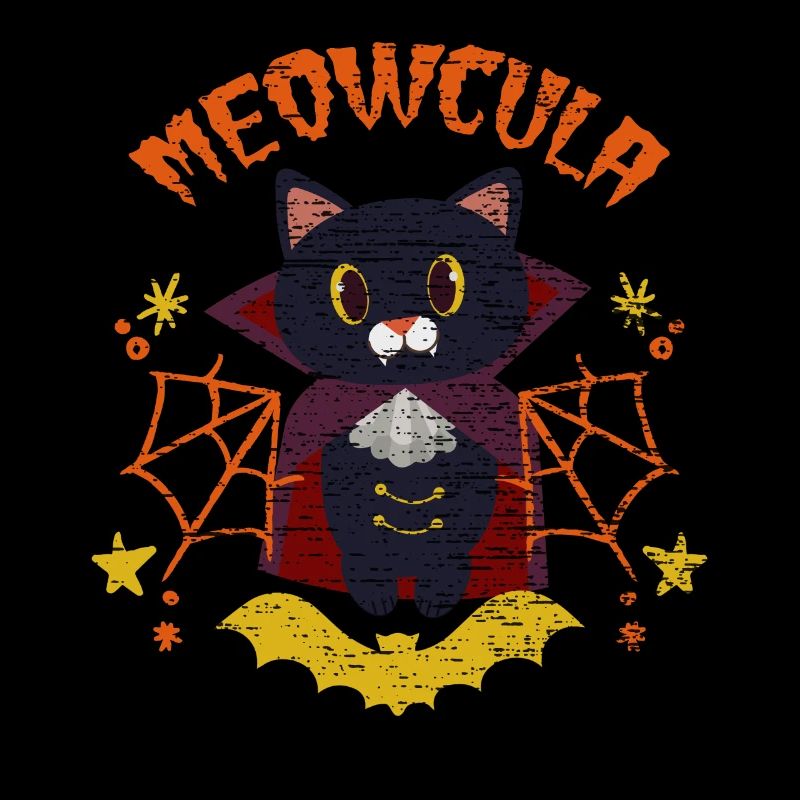 Halloween Vampir Katze Tier