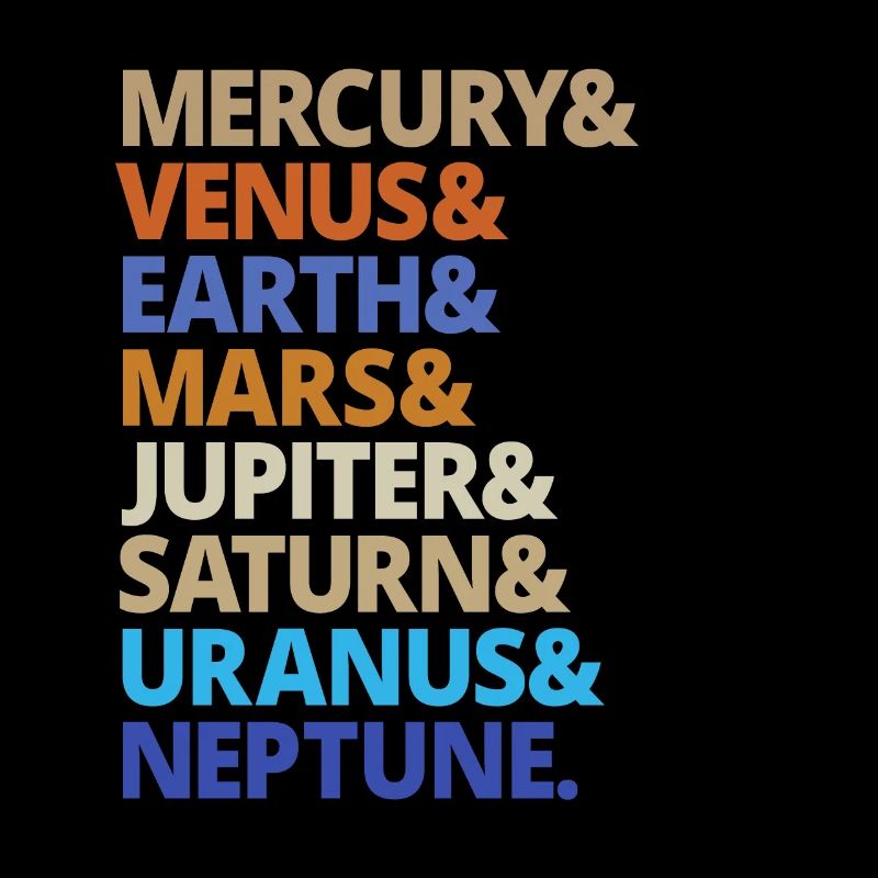 Planet Planet Solar System Milky Way Gift