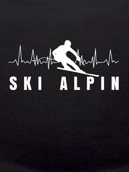 Alpine skiing heartbeat
