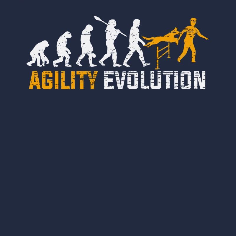 Agility Hund Sport Evolution Geschenk