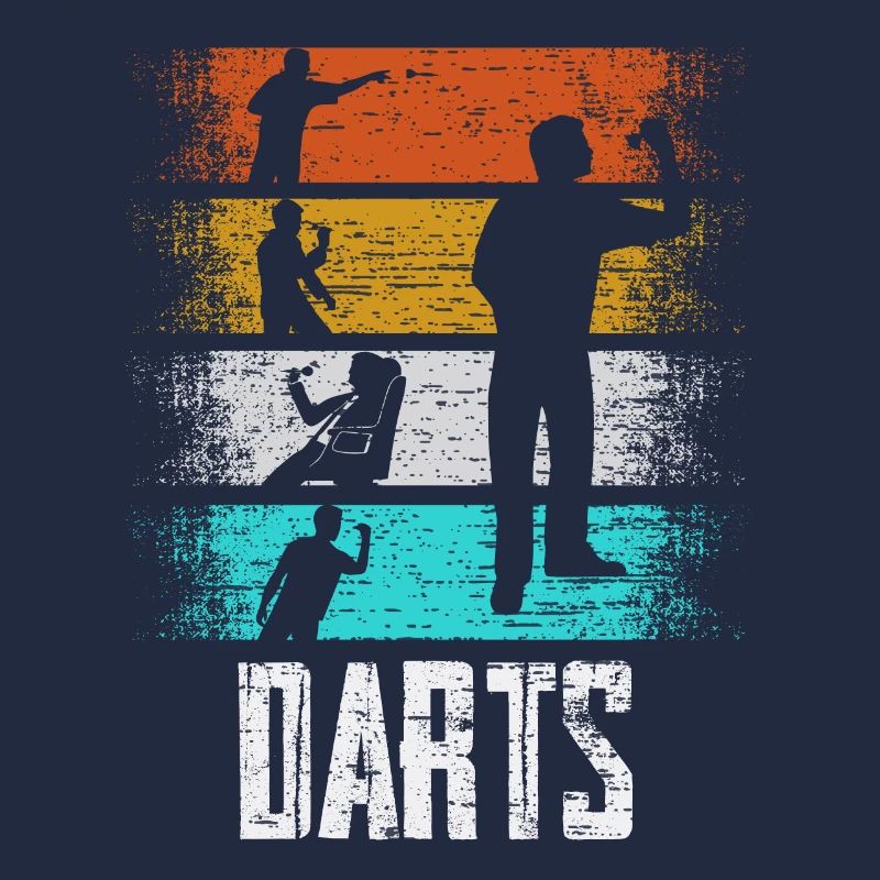 Darts Darts Player Retro Gift