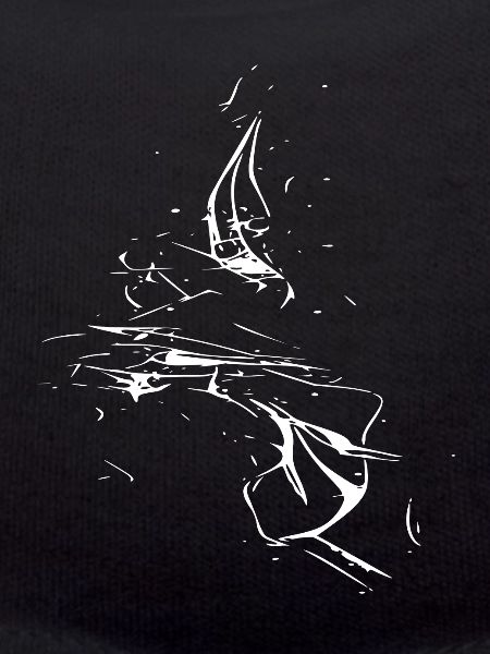 Swirl line / white