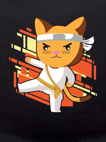 Chat de karaté