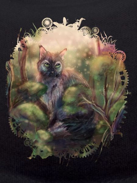 Wildkatze im Wald