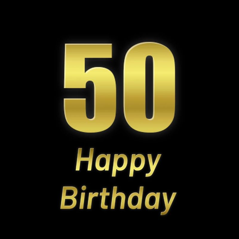 50 ans de joyeux anniversaire - 50 ans d'anniversaire