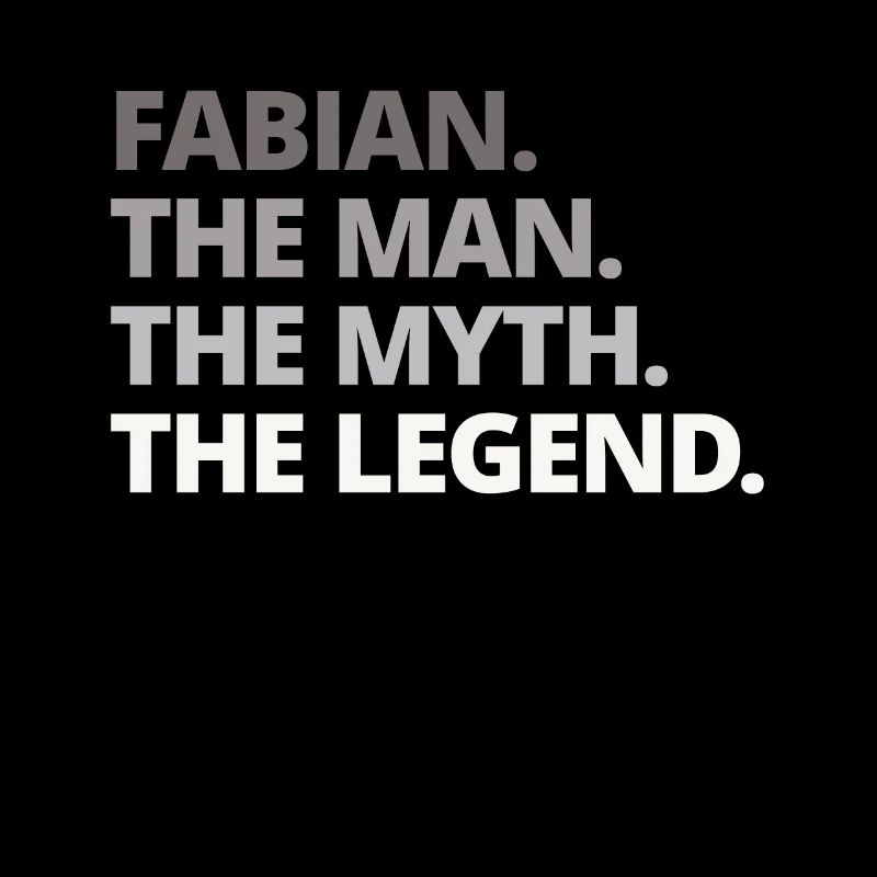 Fabian Name Spruch Geschenk