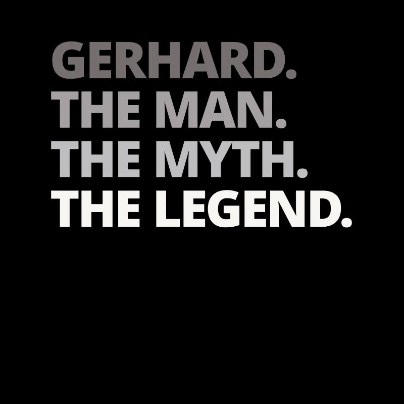 Gerhard name saying gift