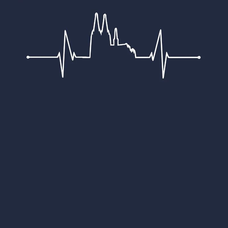 Cadeau ECG de pouls cardiaque de Cologne