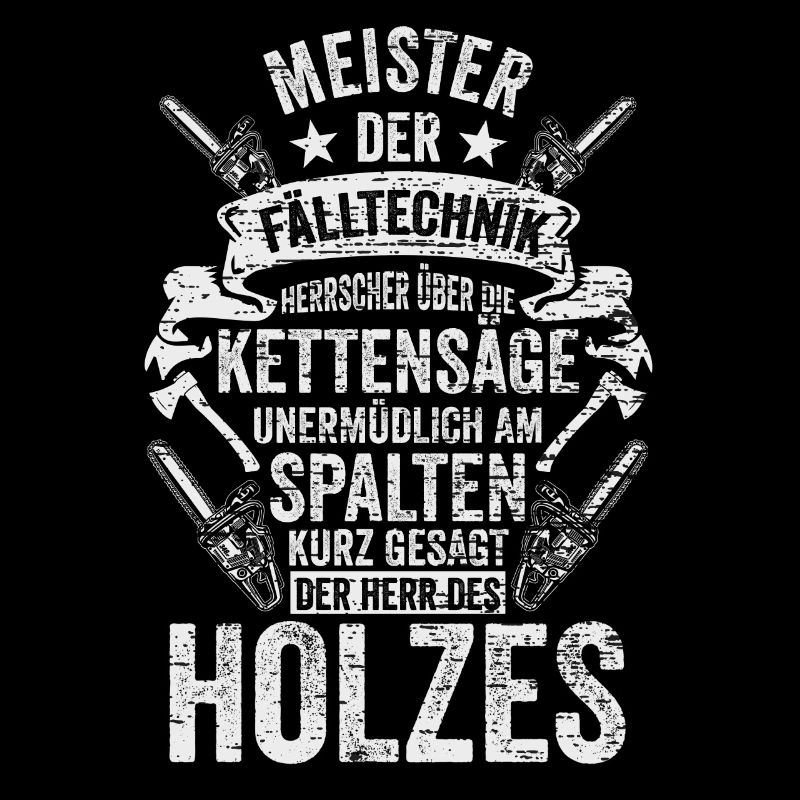 Kettensäge Holzfäller Wald Förster Waldarbeiter