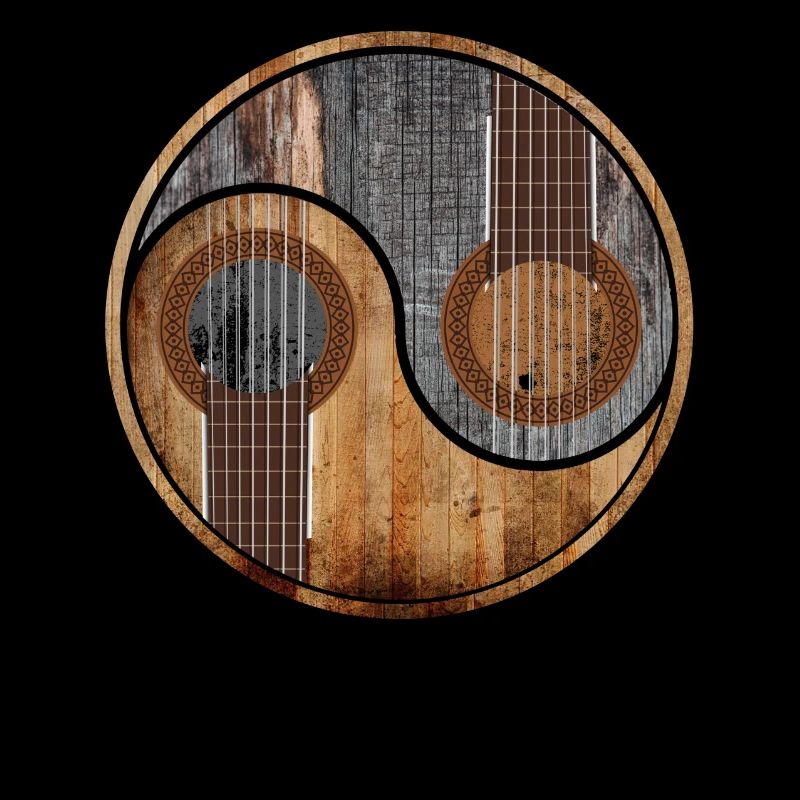 Gitarre Ying Yang