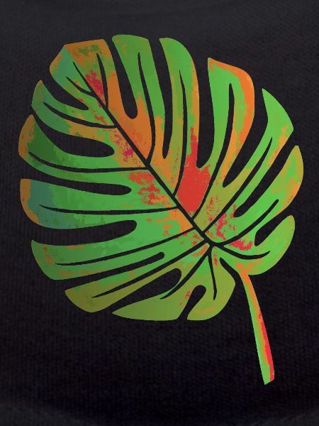 Monstera leaf